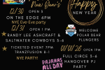 New Year’s Weekend Music Line Up