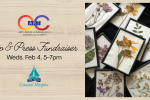Sip & Press Fundraiser- A Floral Evening